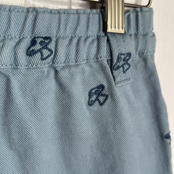 PACSUN Mushroom Embroidery Baggy Carpenter Wide-Leg Jeans W1756 Sz S - Picture 6 of 9